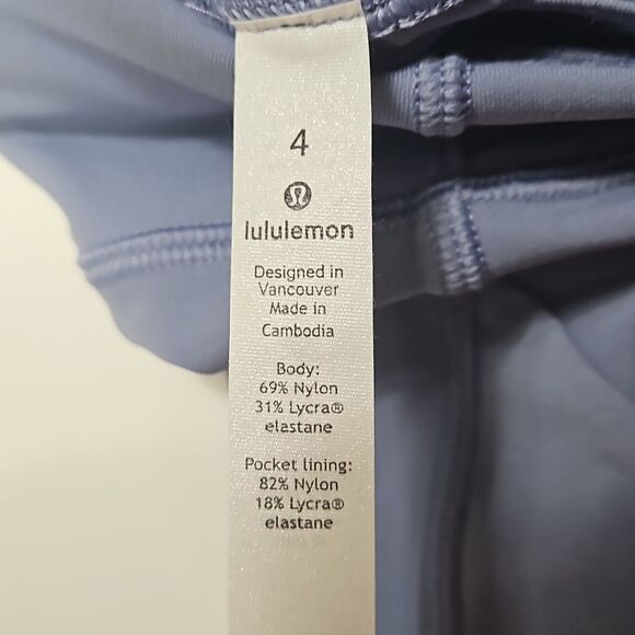 NWOT Lululemon Time to Sweat Crop 23" size 4 - Picture 9 of 10